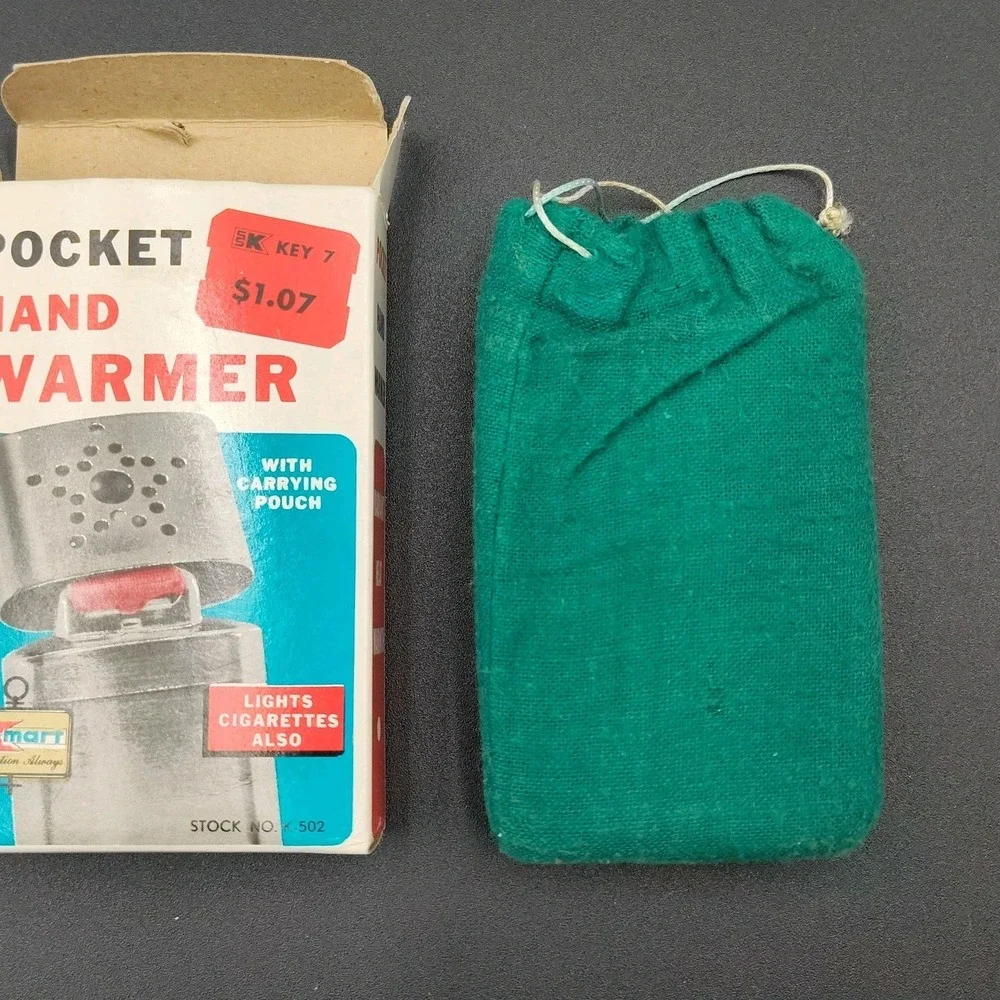 Vtg‎ Pocket Hand Warmer Kmart 1960's Original NOT COMMON 60'S SEE BB11.5ON587